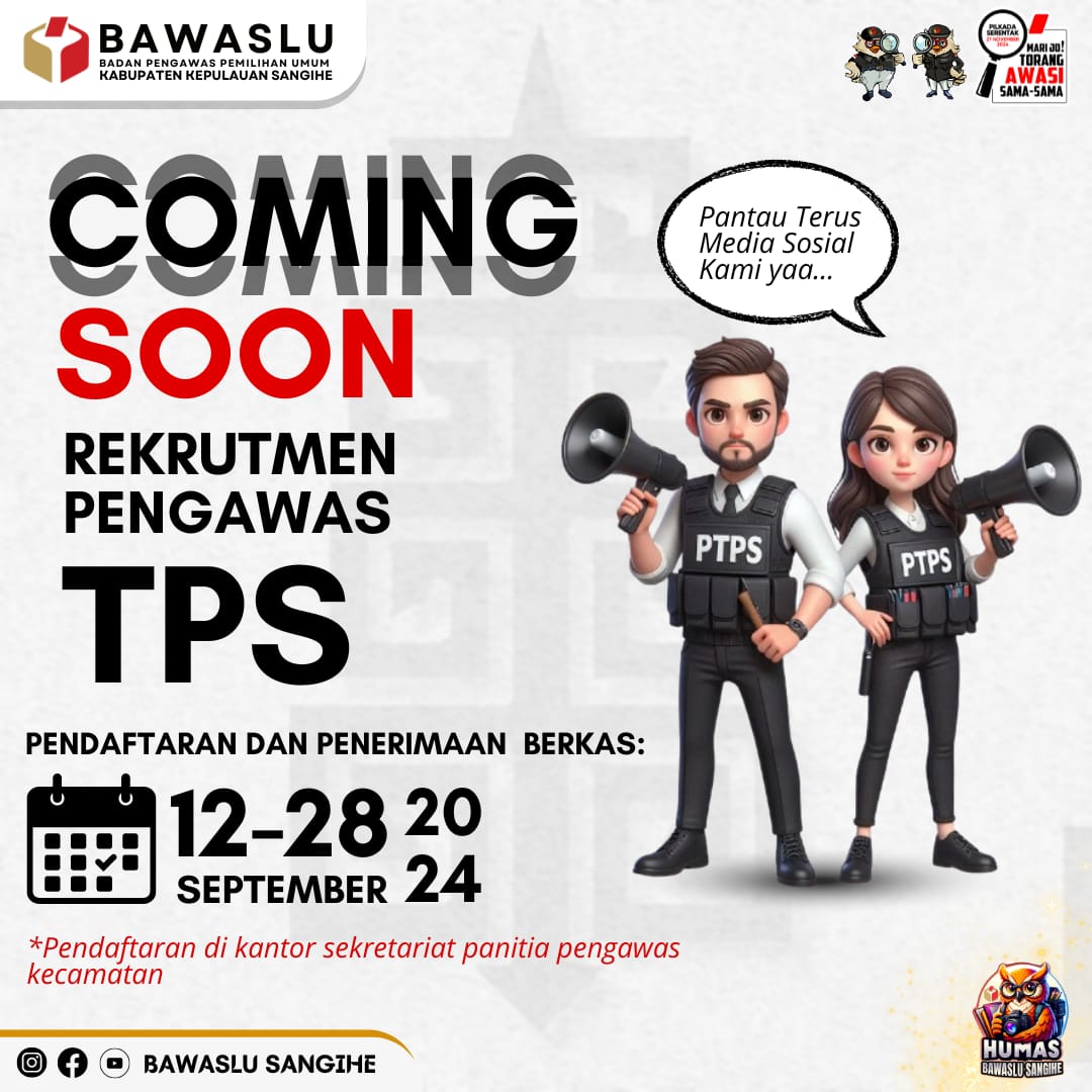 Pengumuman Pembentukan PTPS