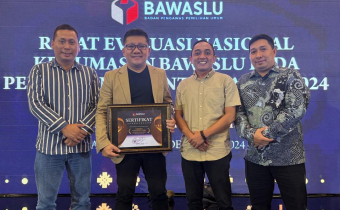Bawaslu Provinsi Sulawesi Utara Raih Apresiasi