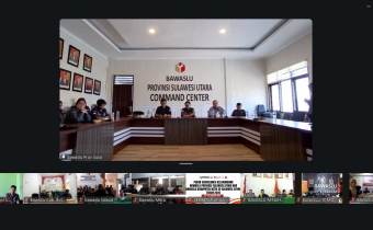 Rapat Pekan Konsolidasi Kelembagaan Bawaslu Via Aplikasi Meeting Zoom