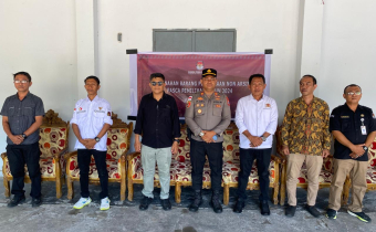 Acara Pemusnahan Persediaan Non Arsip KPU Kab. Kepl. Sangihe